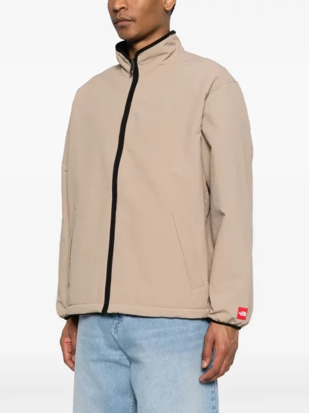 Geacă The North Face din fleece roșu