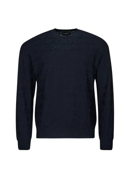 Pulover Emporio Armani albastru