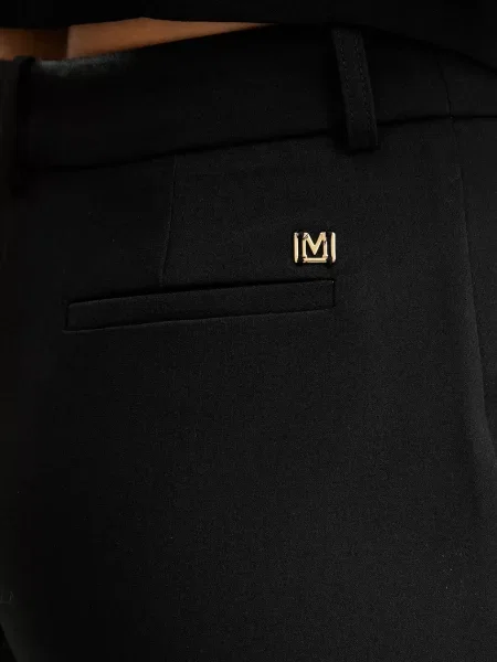 Штани Marciano Guess DALIA прямі висока посадка чорний