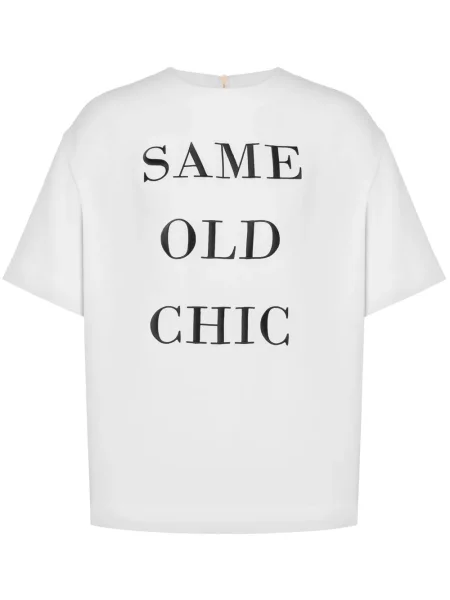 Tricou Moschino cu imagine alb