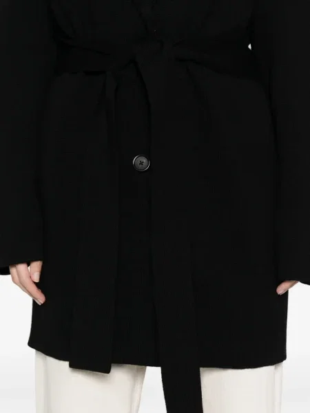 Palton Toteme tricotate negru