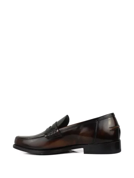 Кожени slip-on лоуфъри Alberto Fasciani кафяво