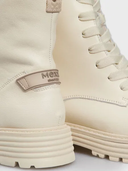 Кожаные ботинки Mexx бежевые