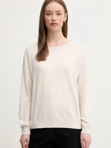 Sisley pulover femei albastru marin light bej