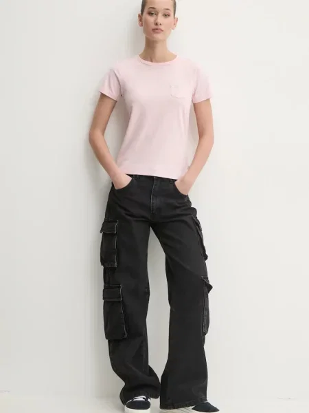 Футболка Guess Jeans рожевий