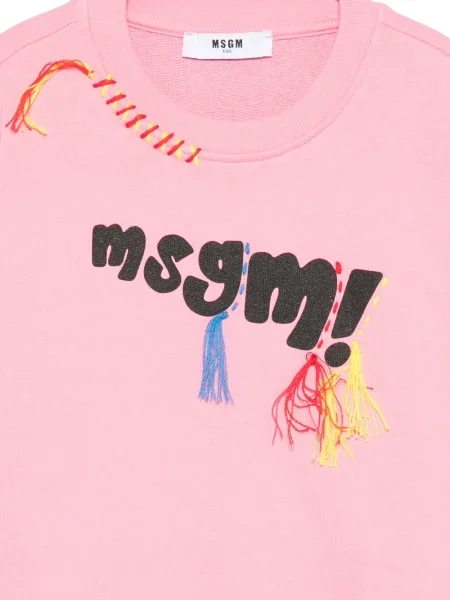 Bluza dziecięca Msgm różowa