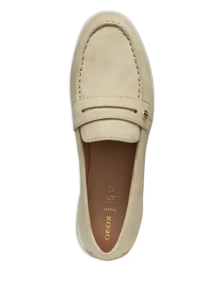 Pantofi loafer Geox din piele de căprioară
