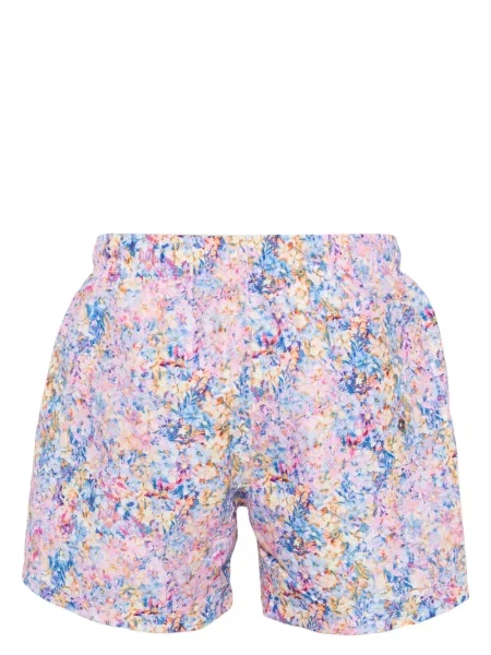 Slip de baie Boardies cu model floral cu imagine roz