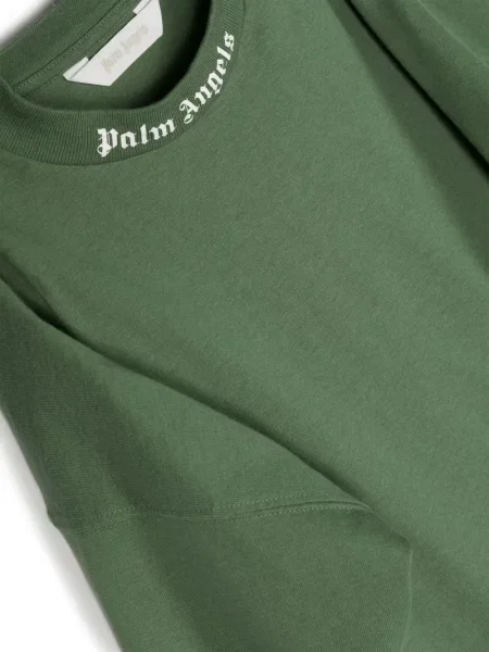 Koszulka dziecięca Palm Angels zielona