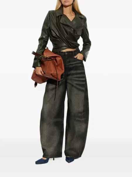 Blugi cu picior larg Diesel negru