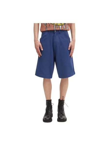 Sky High Farm szorty Work shorts granatowy niebieskie