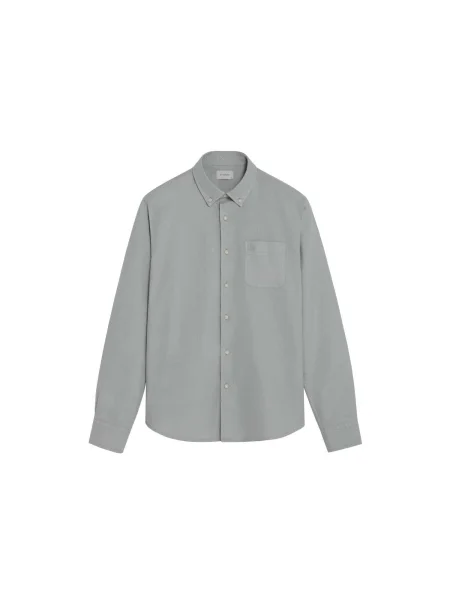 Scalpers Košile Beach Oxford' šedá
