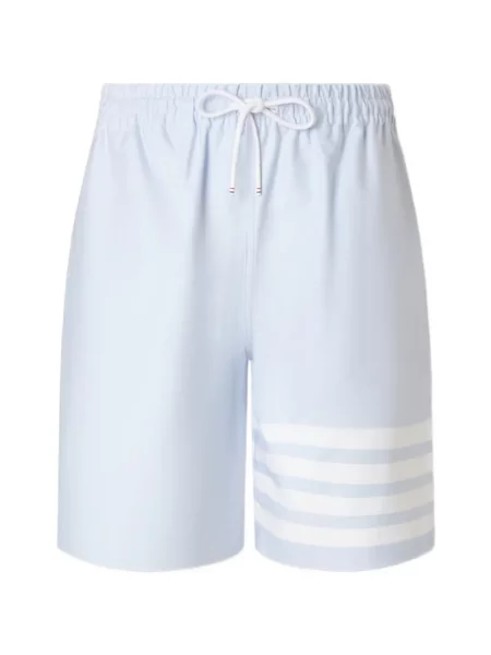 Pantaloni scurți Thom Browne din țesătură twill albastru