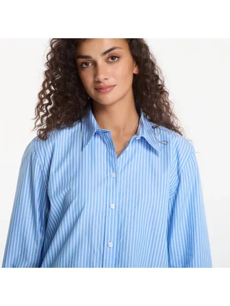 Srajca Calvin Klein s črtami poplin