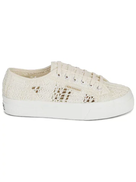Pantofi Superga cu platformă bej