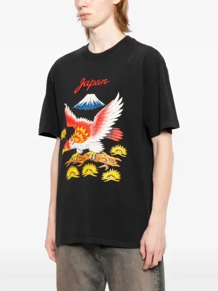 Tricou Melt cu imagine negru