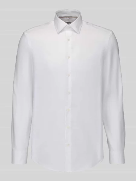 Koszula biznesowa o kroju slim fit super z czystej bawełny w jakości premium Jake*s biała