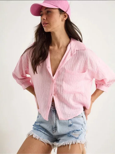 Bianco Lucci Bluza Hemden' roza