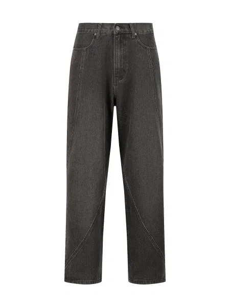 Ed Hardy Jeans gri / negru denim alb