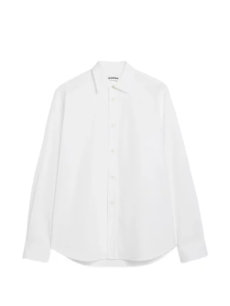 Cămașă Jil Sander din poplin alb