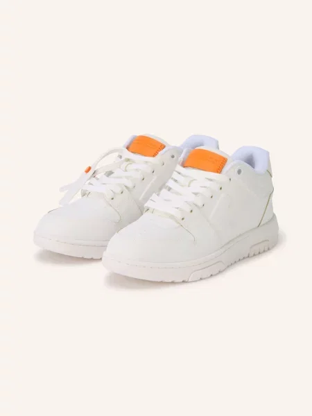 Off-White Sneakersy Out Of Office / neonově oranžová bílá
