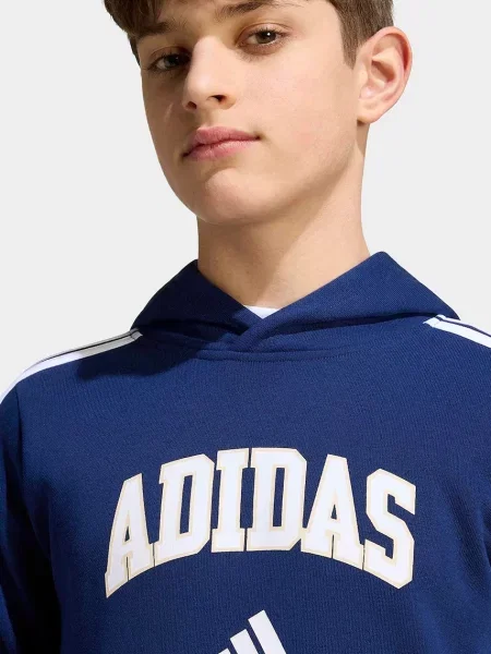 Adidas кофта з капюшоном дитяча з бавовною