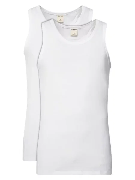 Тениска G-Star Raw 2 броя бяло