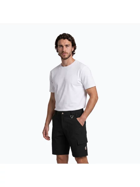 Pantaloni scurți de trekking pentru bărbați Aulp Derek black negru