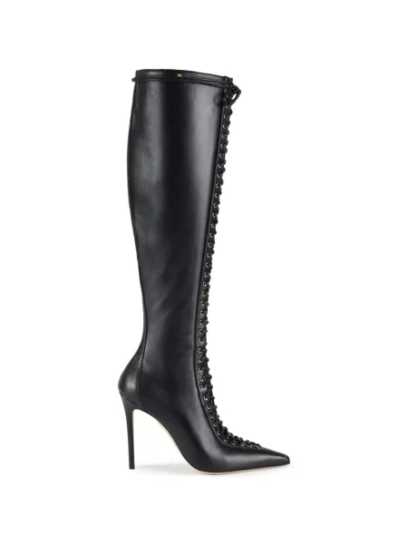 Botine Elisabetta Franchi din piele negru