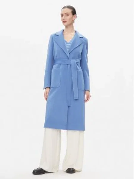 MAX&Co. Palton de lână albastru