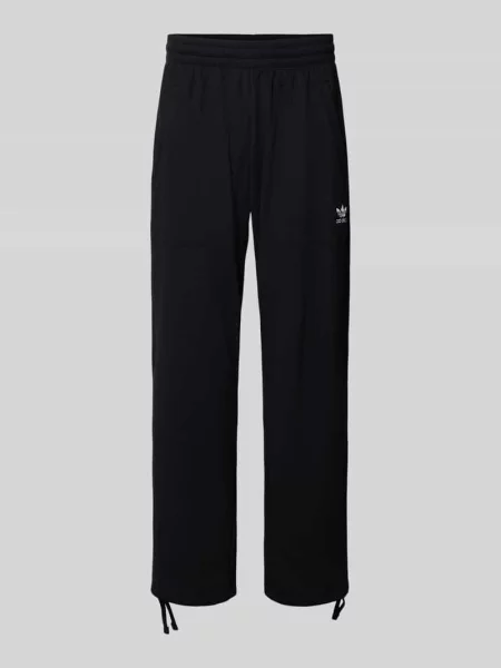 Spodnie dresowe z elastycznym ściągaczem Adidas Originals czarny