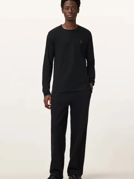 Tricou cu mânecă lungă Allsaints negru