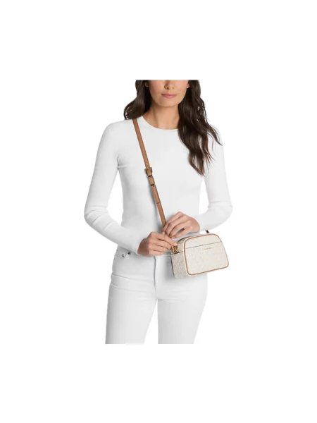 Torebka crossbody Michael Kors biznesowa biała