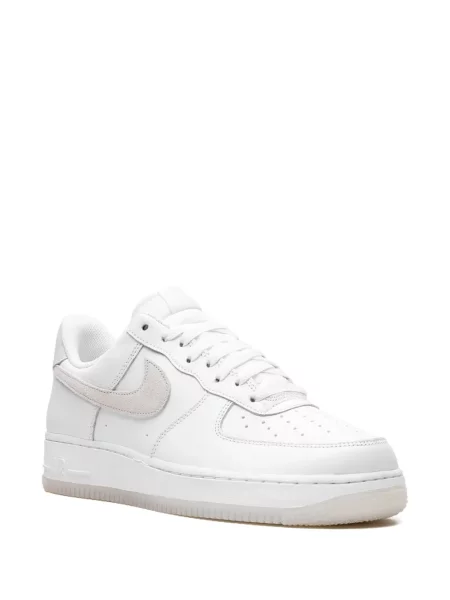 Iš natūralios odos sportbačiai Nike Air Force 1 balta