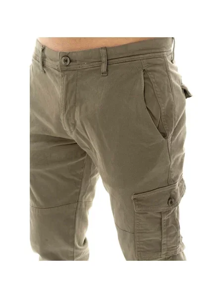 Pantaloni cargo Leone 1947 verde