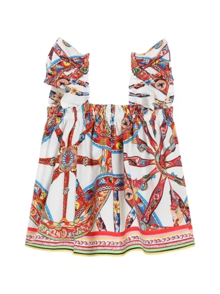Top dziecięcy Dolce And Gabbana biały