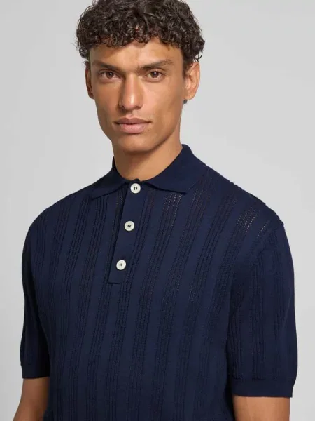 Koszulka polo o kroju slim fit z listwą guzikową Manuel Ritz
