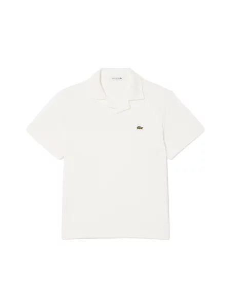 Lacoste tricou polo cu in alb