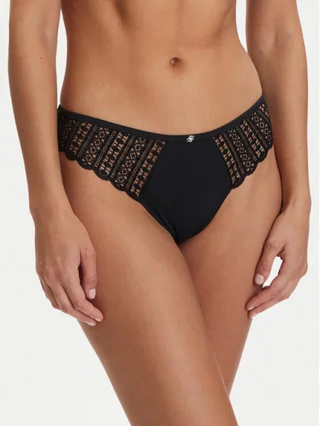 BOSS Класичні труси Guipure чорний
