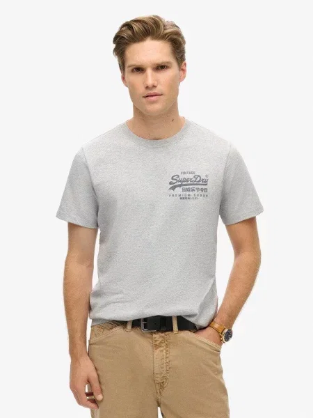 Koszulka Superdry Classic Vl Heritage szara