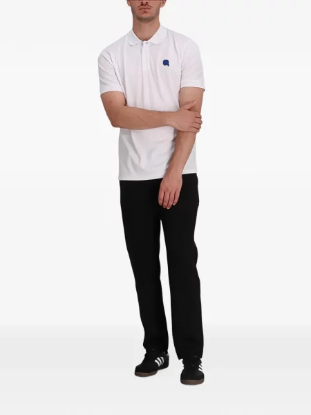 Polo Karl Lagerfeld με αυτόγραφο λευκό