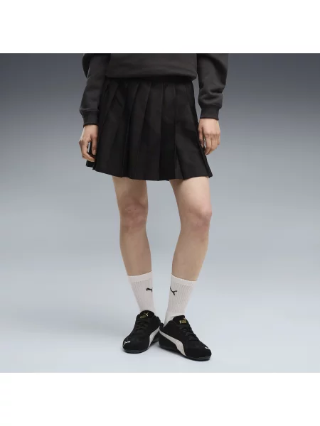 PUMA spódnica plisowana Wardrobe Essentials Akcesoria XL czarny