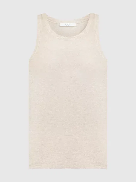 Топ в рубчик з кашеміру Co рожевий