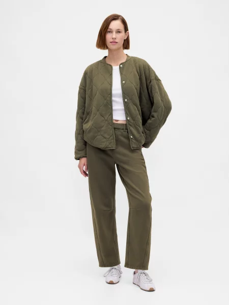 Pantaloni de trening Gap alb