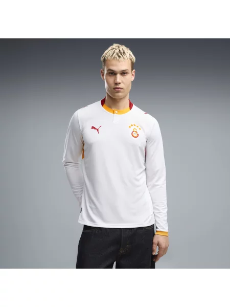PUMA trzecia koszulka Galatasaray S.K. z długim rękawem Akcesoria S biały