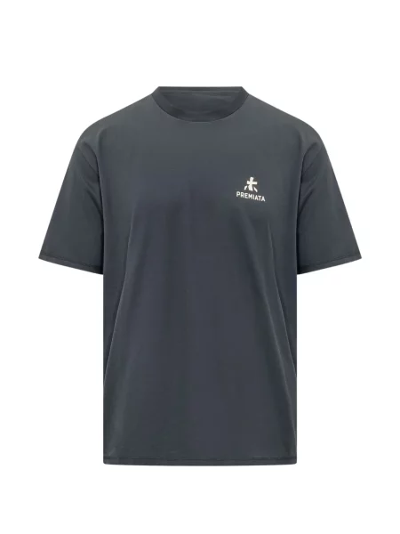 Scurt tricou Premiata cu imagine albastru