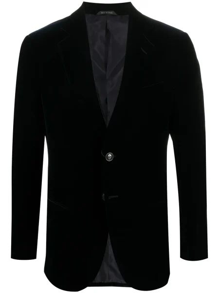 Sacou Giorgio Armani de catifea albastru