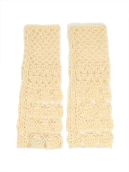 Γάντια Bimba Y Lola mohair κίτρινο
