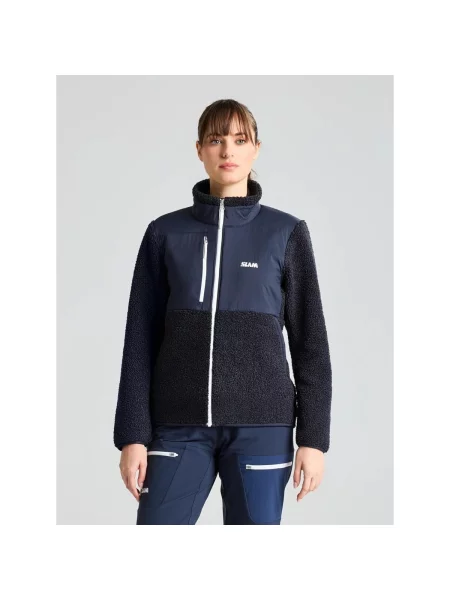 Hanorac din fleece Slam din fleece albastru