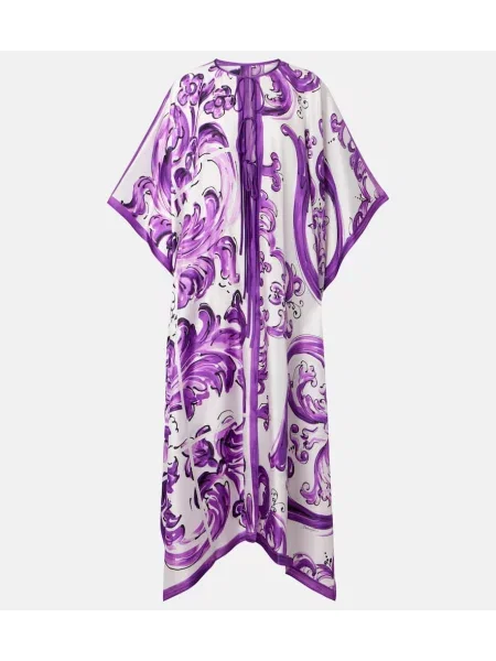 Jedwabna sukienka Dolce&gabbana garniturowa biała